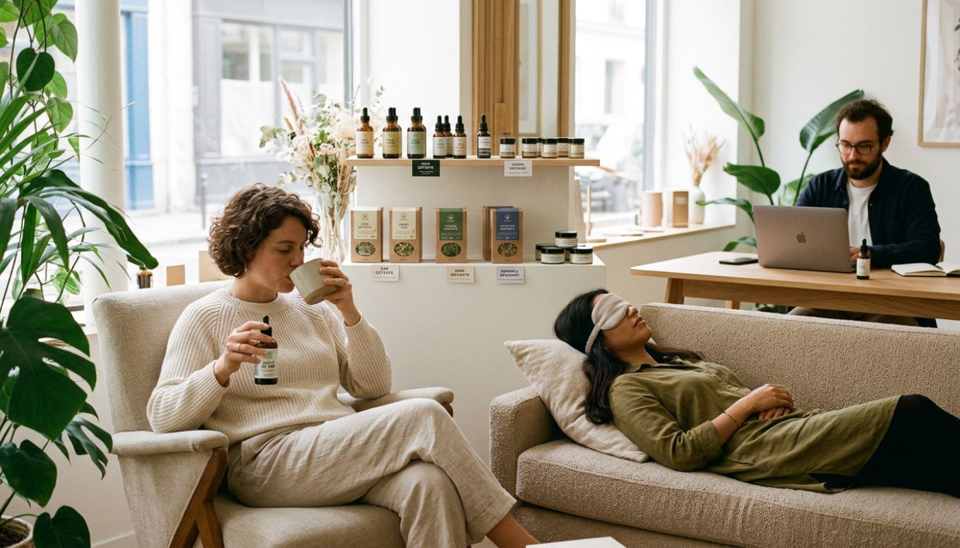 Bien-être au travail : comment les espaces boutique intègrent le sommeil et le cbd